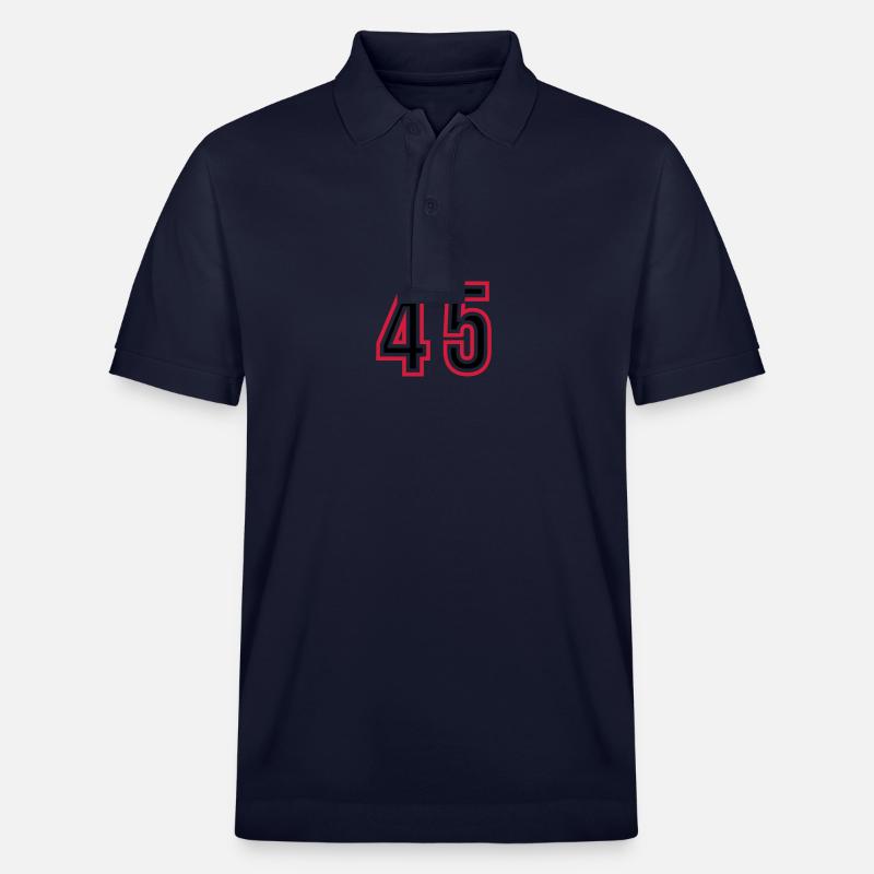 Maillot 45 Années Numéros - Polo PREPSTER bio Stanley/Stella Unisexe - bleu marine