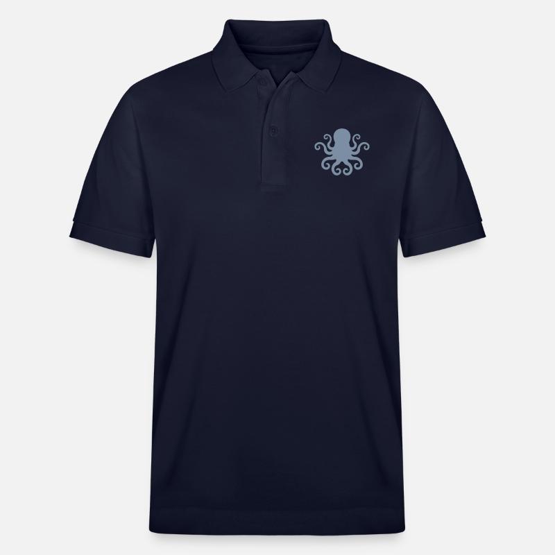 octo logo - Stanley/Stella Unisex Bio-Poloshirt PREPSTER - Navy