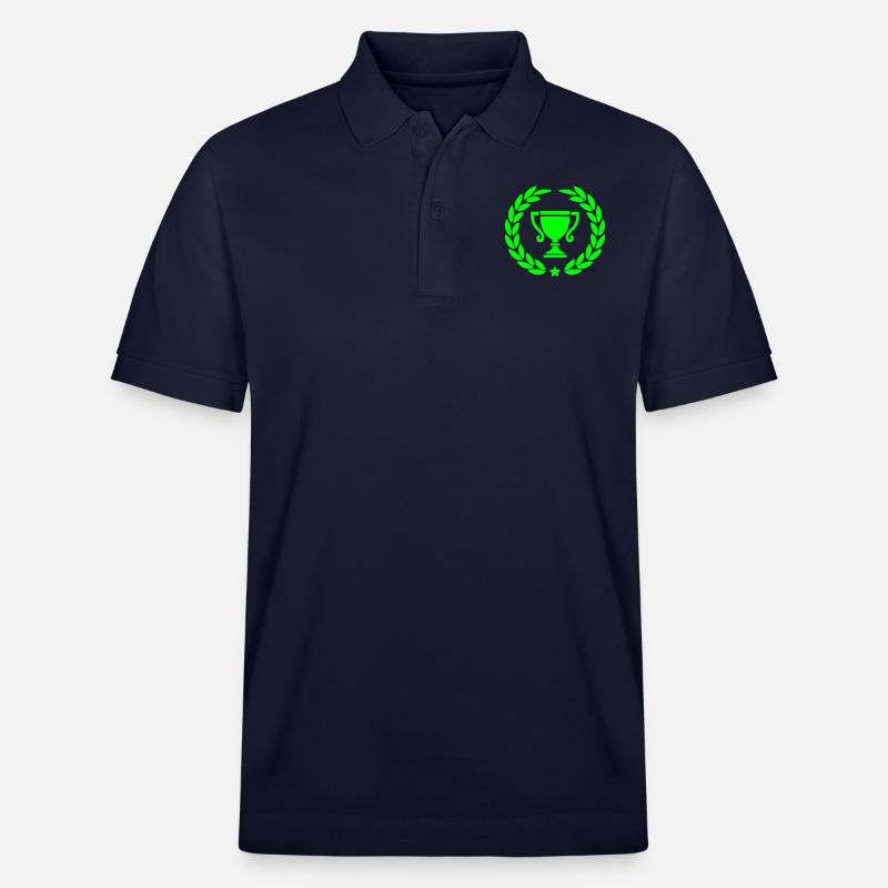 Coupe Couronne de Laurier 1 - Polo PREPSTER bio Stanley/Stella Unisexe - bleu marine