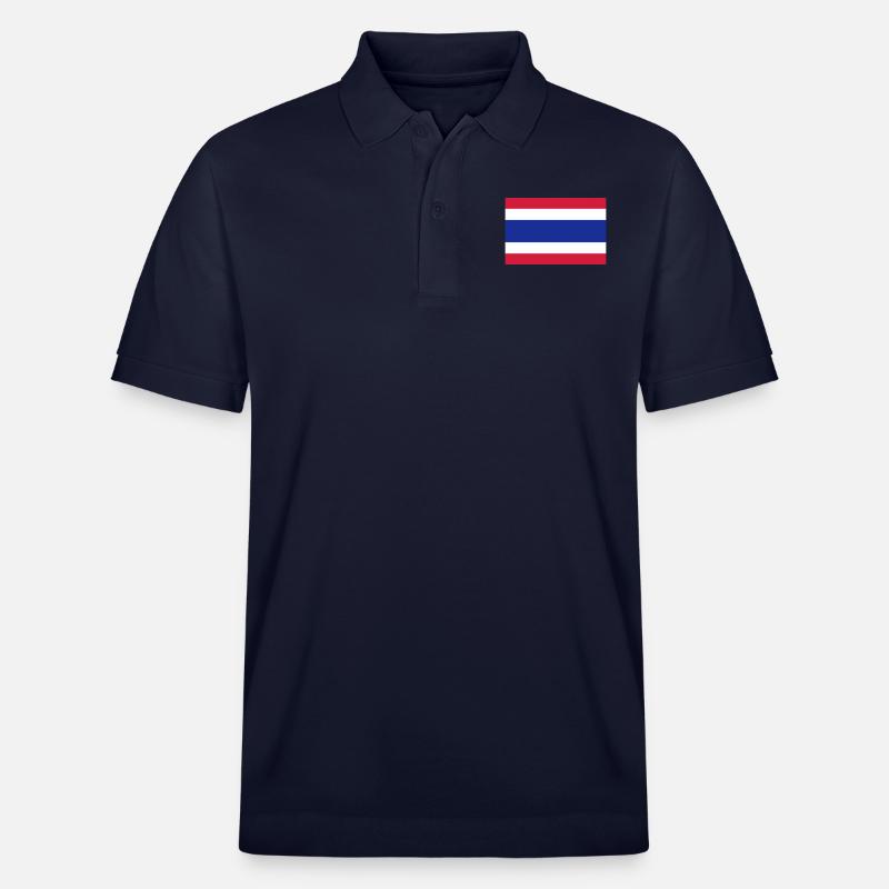 Drapeau national de la Thaïlande - Polo PREPSTER bio Stanley/Stella Unisexe - bleu marine