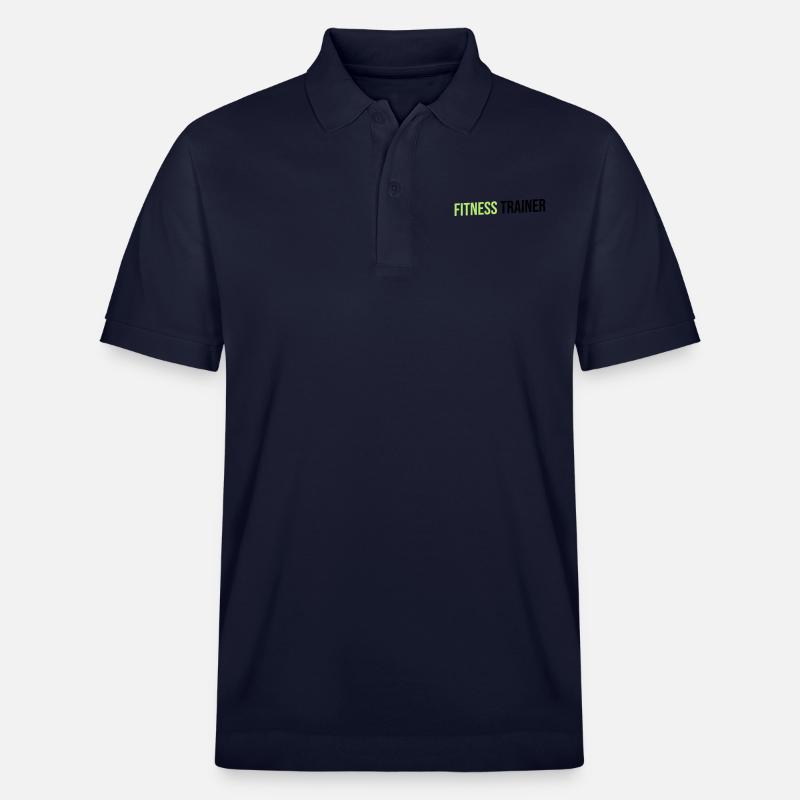 préparateur physique vert noir - Polo PREPSTER bio Stanley/Stella Unisexe - bleu marine