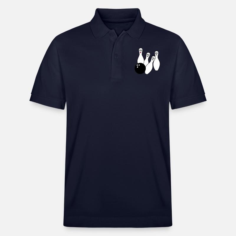 Bowling, Kegeln - Stanley/Stella Unisex Bio-Poloshirt PREPSTER - Navy