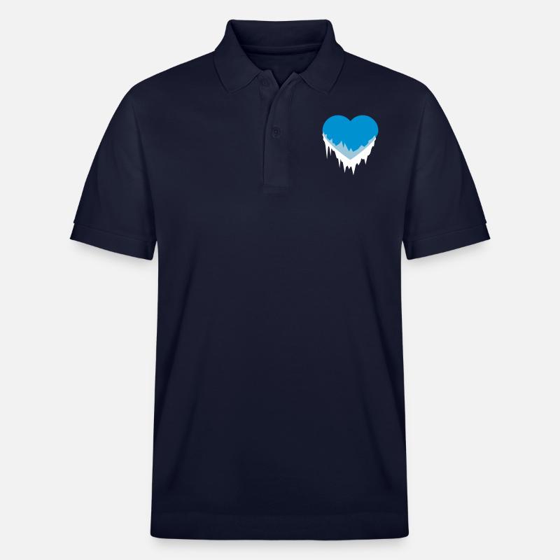 coeur de glace - Polo PREPSTER bio Stanley/Stella Unisexe - bleu marine