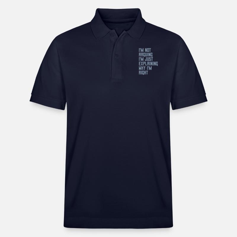 I m not arguing - Stanley/Stella Unisex Bio-Poloshirt PREPSTER - Navy