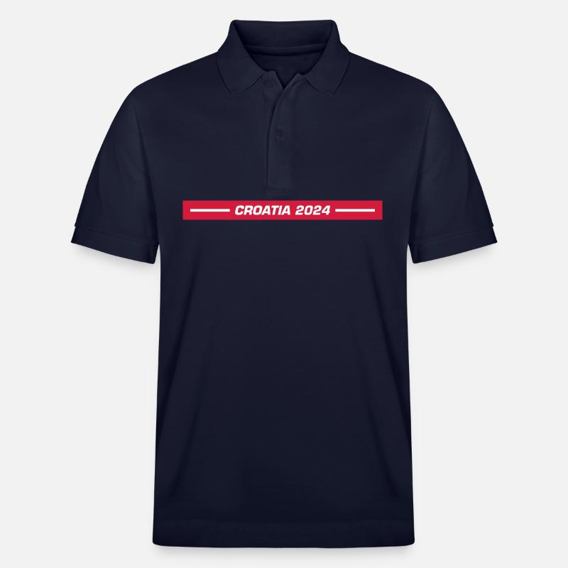 Croatie 2024 - Polo PREPSTER bio Stanley/Stella Unisexe - bleu marine