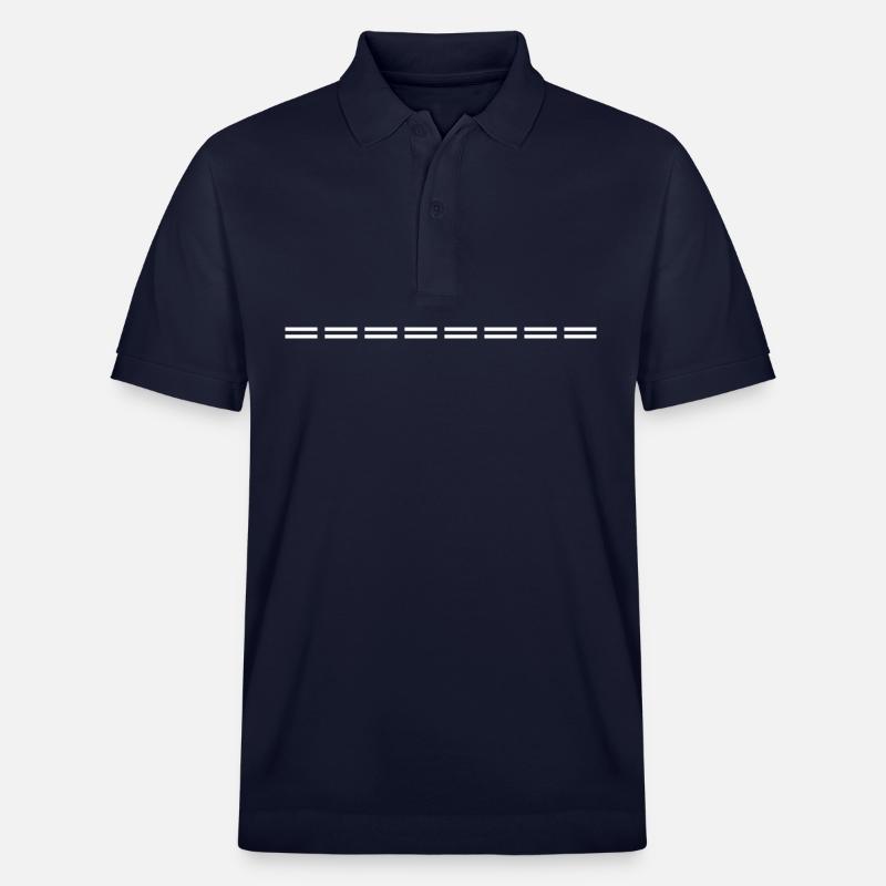Linie gestrichelt - Stanley/Stella Unisex Bio-Poloshirt PREPSTER - Navy