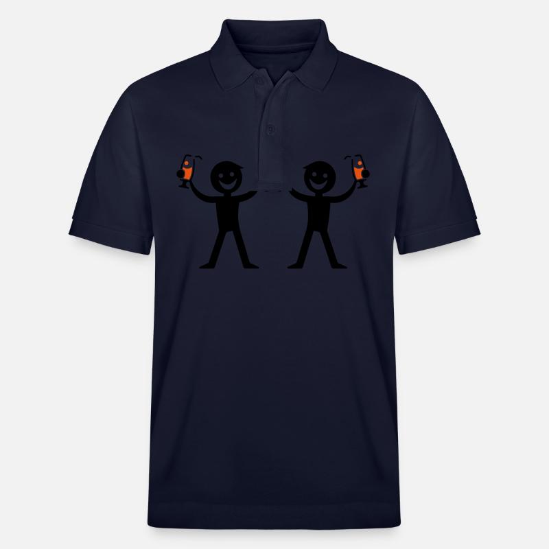 Trinken Flasche Bier - Stanley/Stella Unisex Bio-Poloshirt PREPSTER - Navy