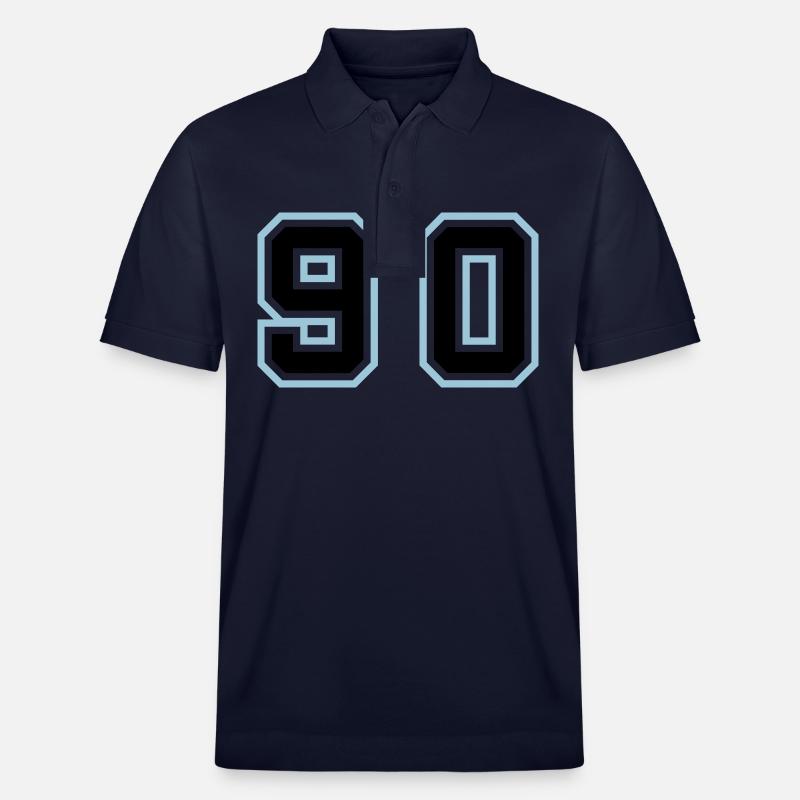 90 Symbole numérique - Polo PREPSTER bio Stanley/Stella Unisexe - bleu marine