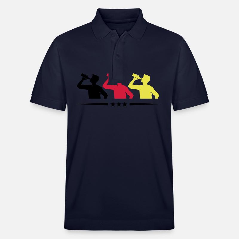 Drinker Team Bottle Germany - Stanley/Stella Unisex Organic Polo Shirt PREPSTER - navy