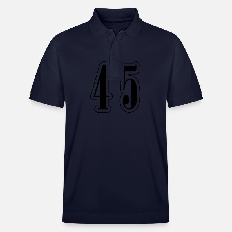 45 Symbole numérique - Polo PREPSTER bio Stanley/Stella Unisexe - bleu marine