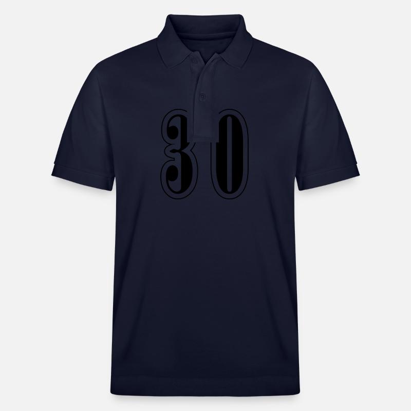 30 Symbole numérique - Polo PREPSTER bio Stanley/Stella Unisexe - bleu marine