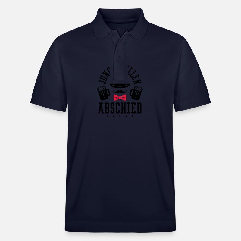 Junggesellenabschied Jga Bräutigam - Stanley/Stella Unisex Bio-Poloshirt PREPSTER - Navy