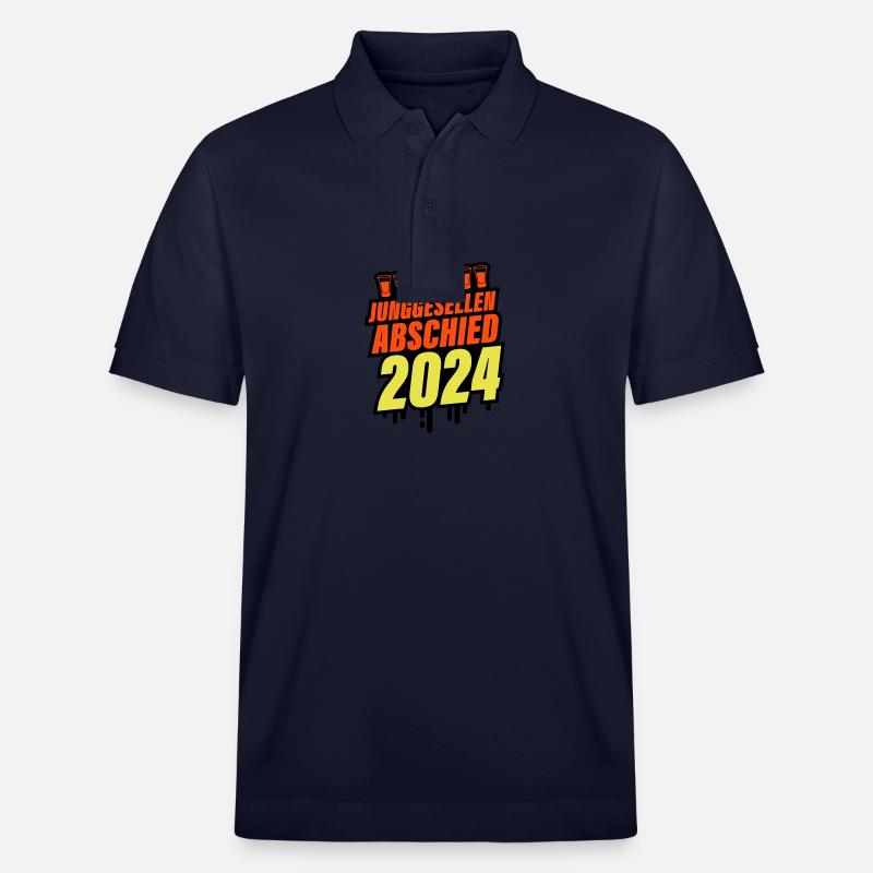 Junggesellen Abschied 2024 - Stanley/Stella Unisex Bio-Poloshirt PREPSTER - Navy