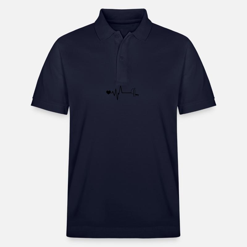 Extincteur Pulse Love Fire Brigade - Polo PREPSTER bio Stanley/Stella Unisexe - bleu marine