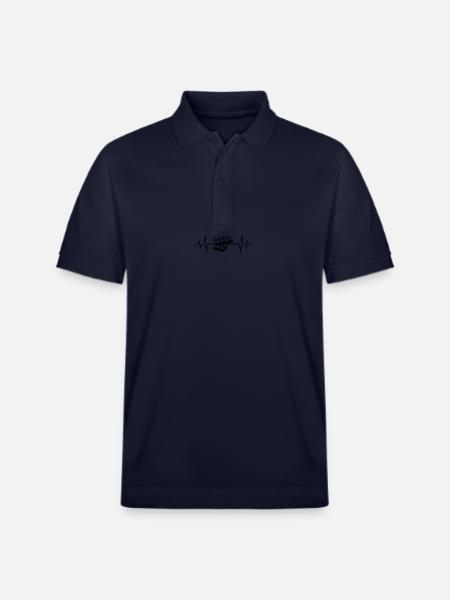 Chocolate Icon puls - Stanley/Stella Unisex Organic Polo Shirt PREPSTER - navy