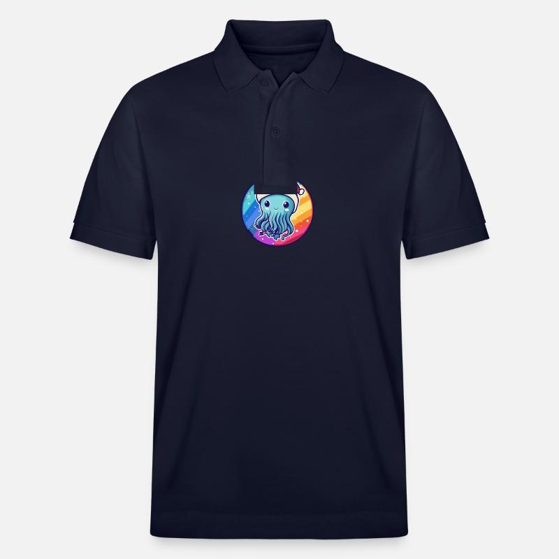 Méduse Noël Noël - Polo PREPSTER bio Stanley/Stella Unisexe - bleu marine