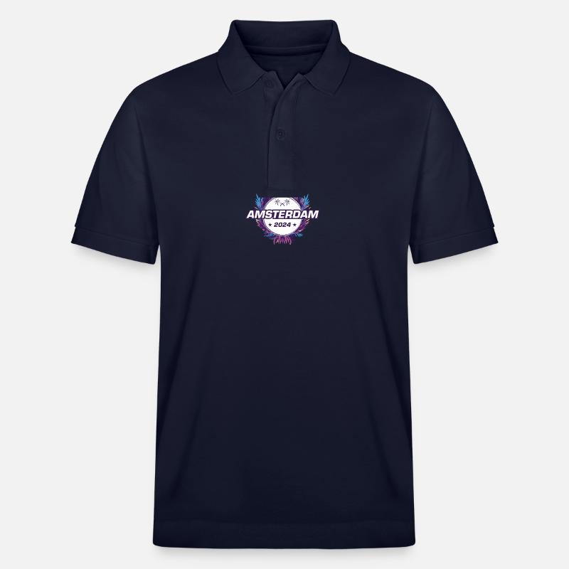 Amsterdam 2024 - Stanley/Stella Unisex Bio-Poloshirt PREPSTER - Navy
