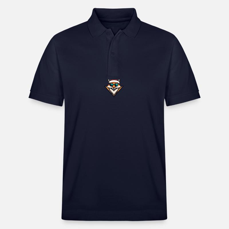 Fuchs Weihnachten Cool - Stanley/Stella Unisex Bio-Poloshirt PREPSTER - Navy
