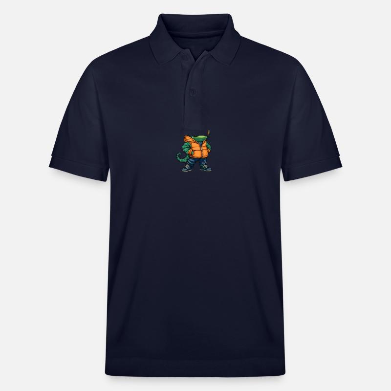 Chameleon Winter Comic - Stanley/Stella Unisex Bio-Poloshirt PREPSTER - Navy