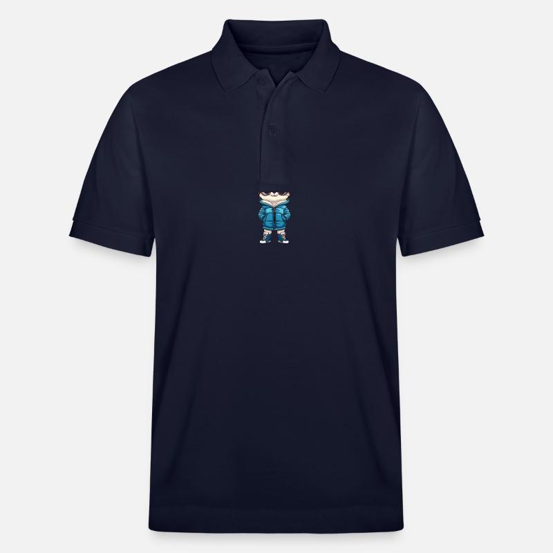 Erdmännchen Winter - Stanley/Stella Unisex Bio-Poloshirt PREPSTER - Navy