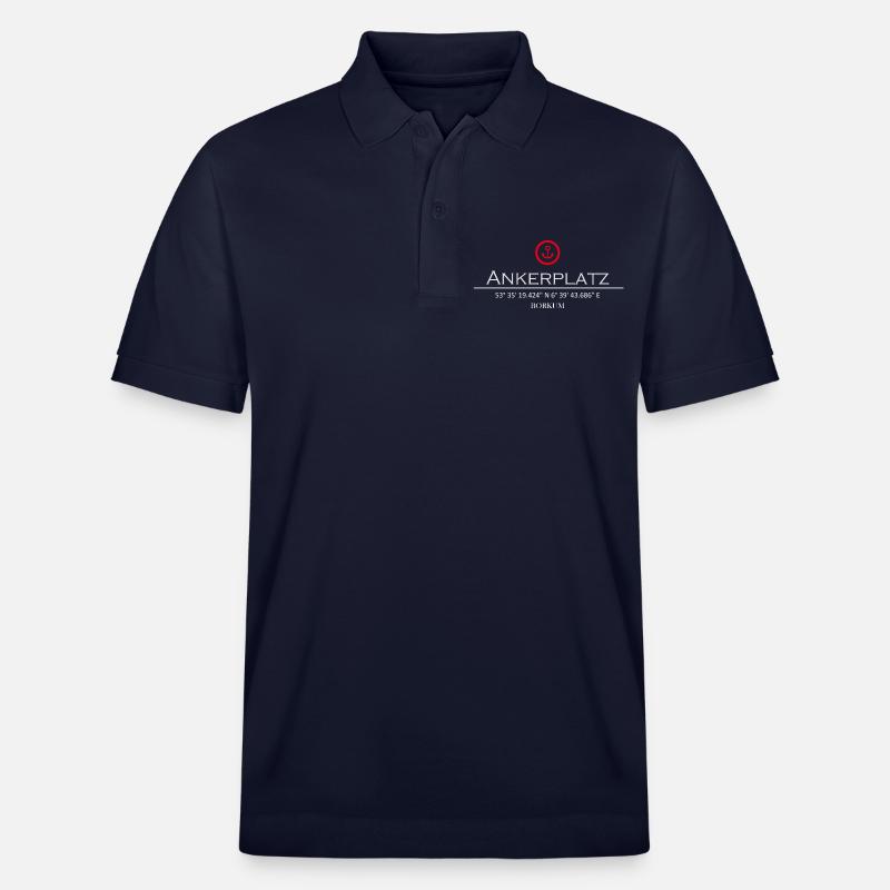 Ankerplatz Borkum - Stanley/Stella Unisex Bio-Poloshirt PREPSTER - Navy