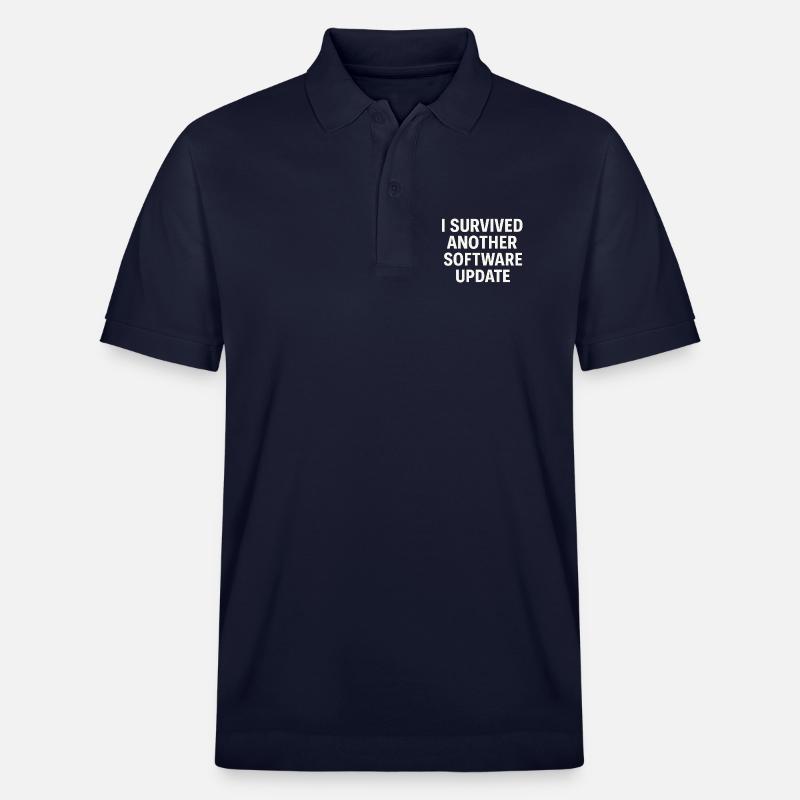 I Survived Another Software Update - Stanley/Stella Unisex Bio-Poloshirt PREPSTER - Navy