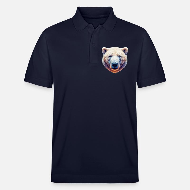 Weißer Eisbär - Stanley/Stella Unisex Bio-Poloshirt PREPSTER - Navy