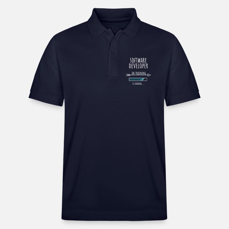 Software Developer in Ausbildung Geschenk - Stanley/Stella Unisex Bio-Poloshirt PREPSTER - Navy