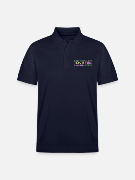 Girls Just Want To Have Fundamental Rights - Stanley/Stella Unisex Bio-Poloshirt PREPSTER - Navy