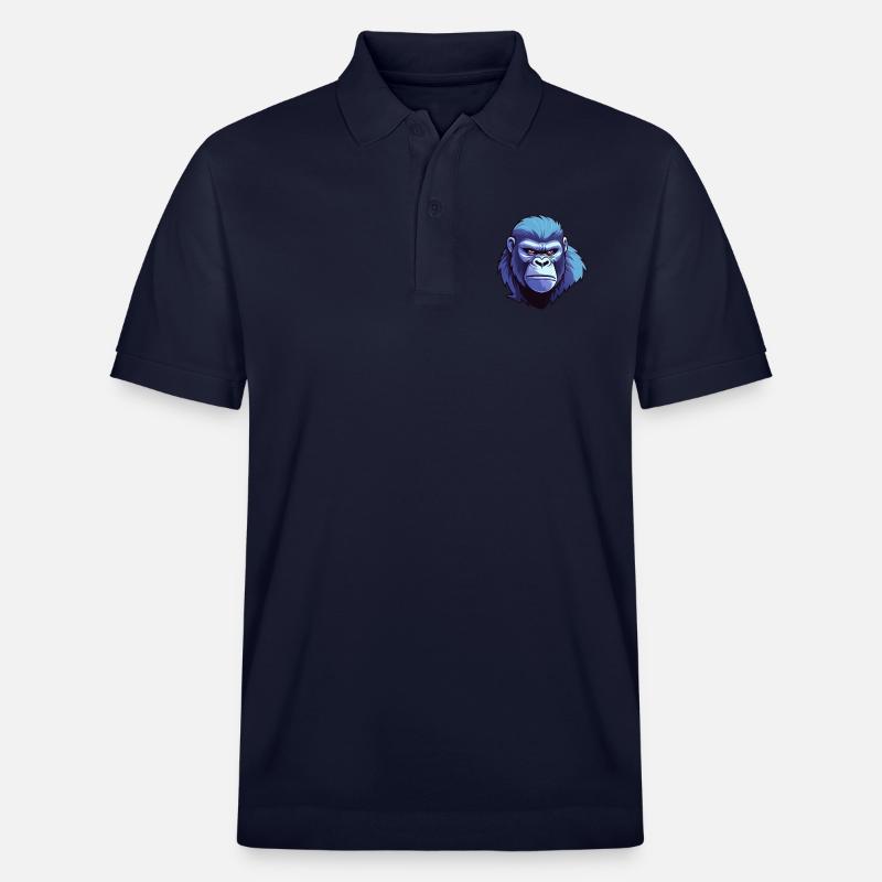 Singe gorille - Polo PREPSTER bio Stanley/Stella Unisexe - bleu marine
