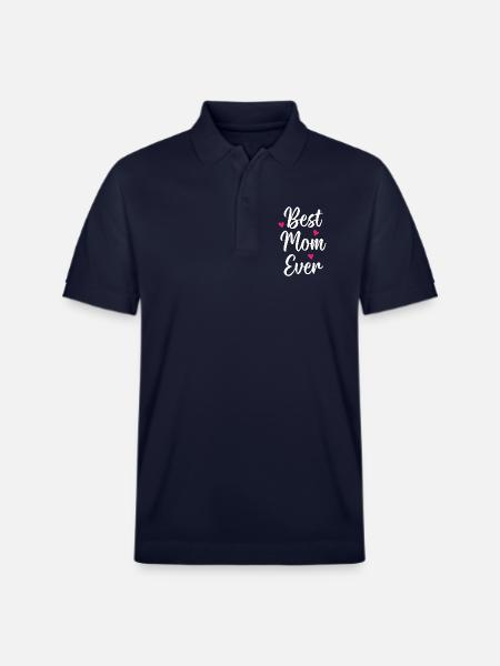 Beste Mutter aller Zeiten - Stanley/Stella Unisex Bio-Poloshirt PREPSTER - Navy
