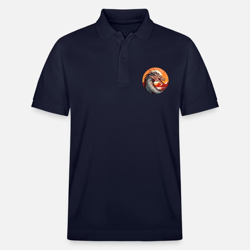 Dragon - Polo PREPSTER bio Stanley/Stella Unisexe - bleu marine