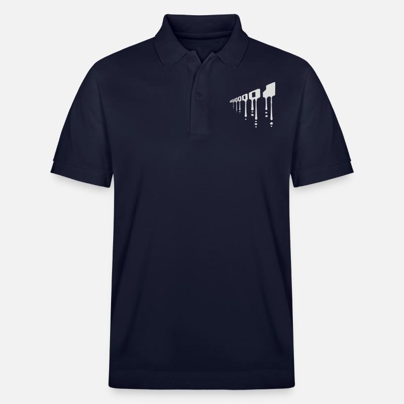 Binär Code Programm Sprache - Stanley/Stella Unisex Bio-Poloshirt PREPSTER - Navy