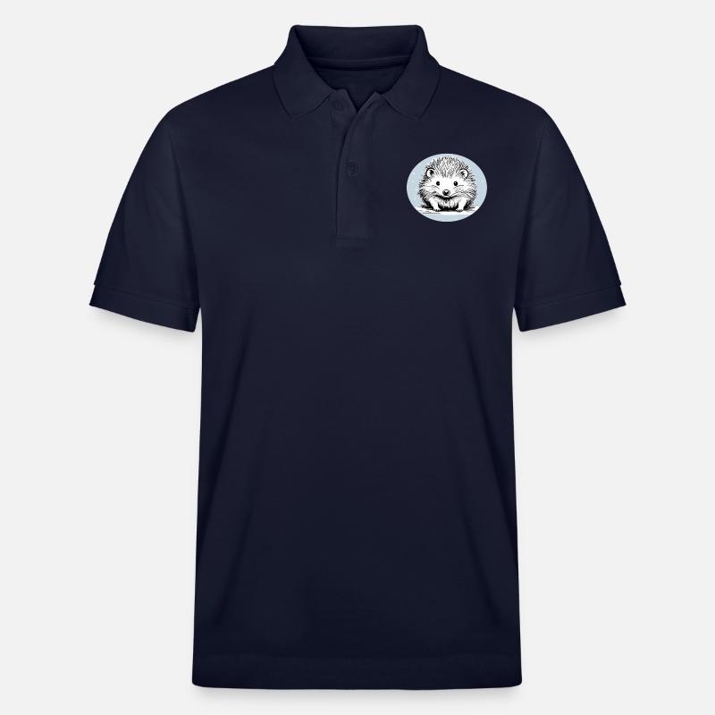 Niedlicher Igel - Stanley/Stella Unisex Bio-Poloshirt PREPSTER - Navy