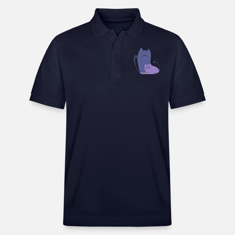 Chats - Polo PREPSTER bio Stanley/Stella Unisexe - bleu marine