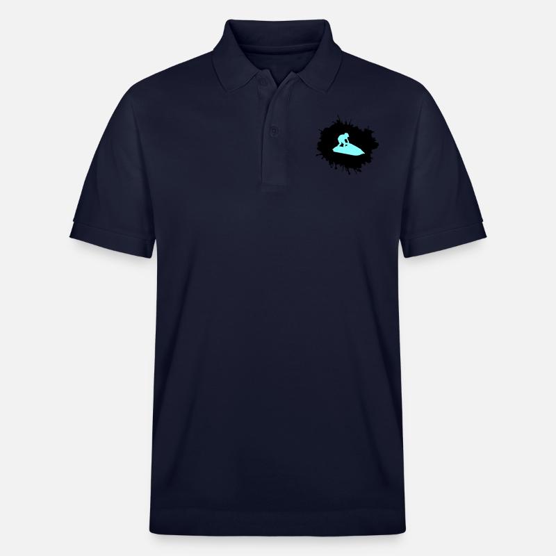 jet ski klecks - Stanley/Stella Unisex Bio-Poloshirt PREPSTER - Navy