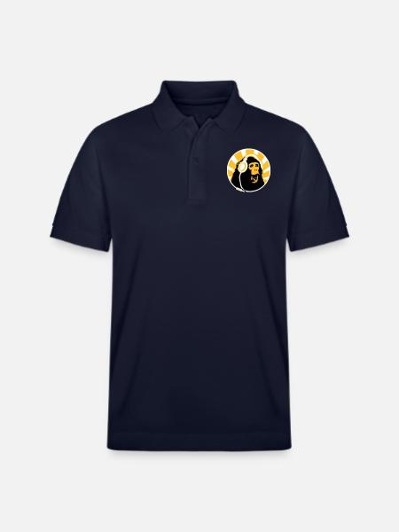 Monkey with Headphones - Stanley/Stella Unisex Bio-Poloshirt PREPSTER - Navy
