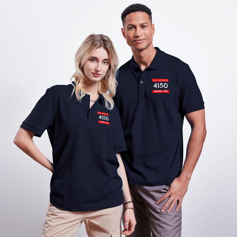 Old school Krefeld Krefeld old postcode Postal code Stanley/Stella Unisex Organic Polo Shirt PREPSTER