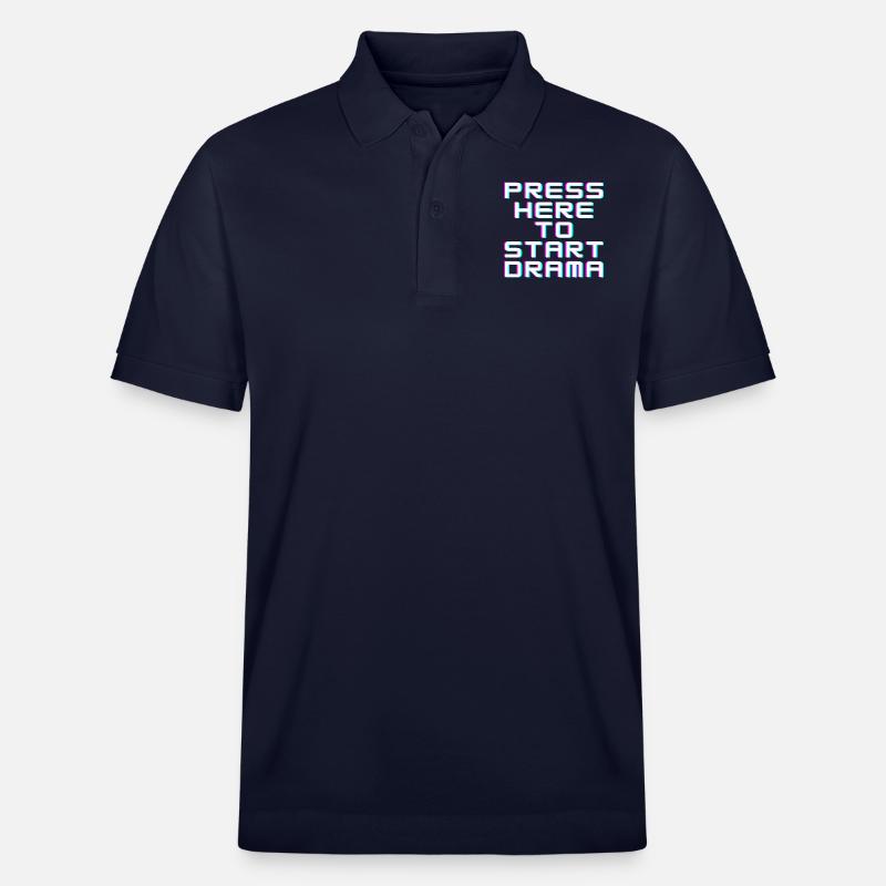 Cliquez ici pour commencer le drame - Polo PREPSTER bio Stanley/Stella Unisexe - bleu marine