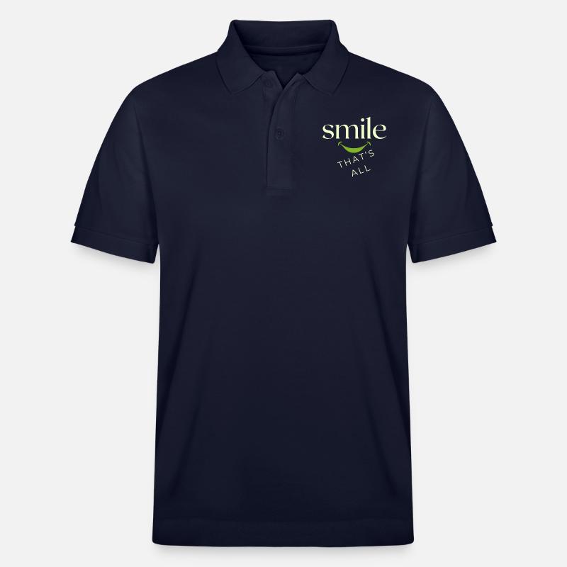 Lächle, das ist alles! - Stanley/Stella Unisex Bio-Poloshirt PREPSTER - Navy