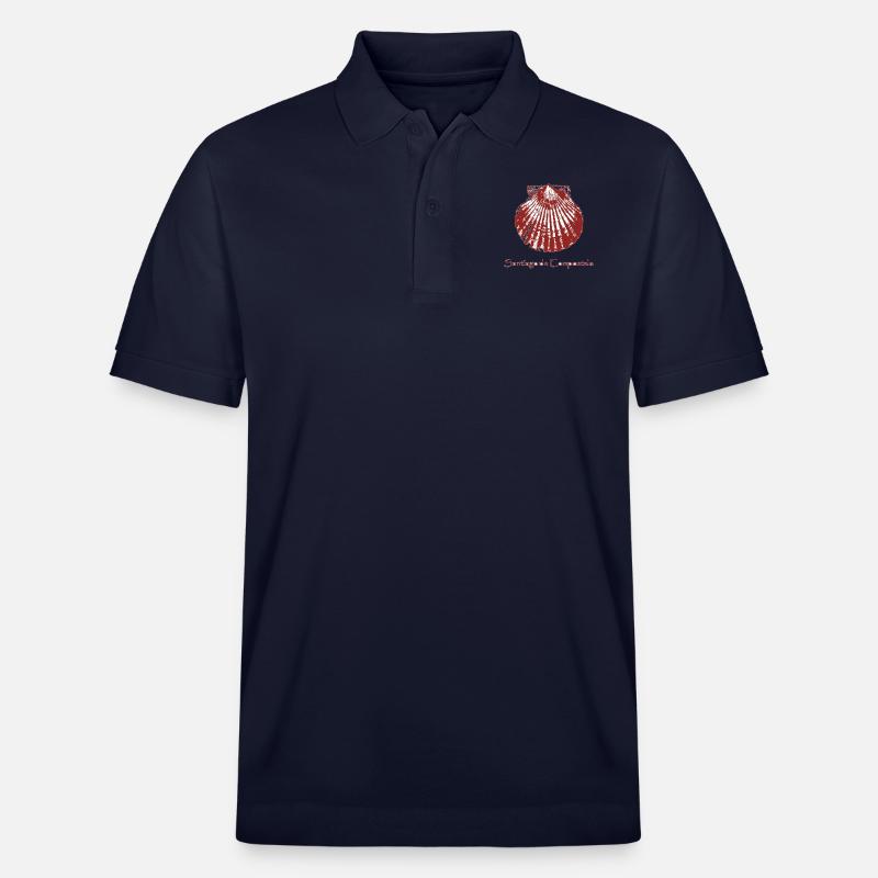 Saint Jacques de Compostelle - Polo PREPSTER bio Stanley/Stella Unisexe - bleu marine