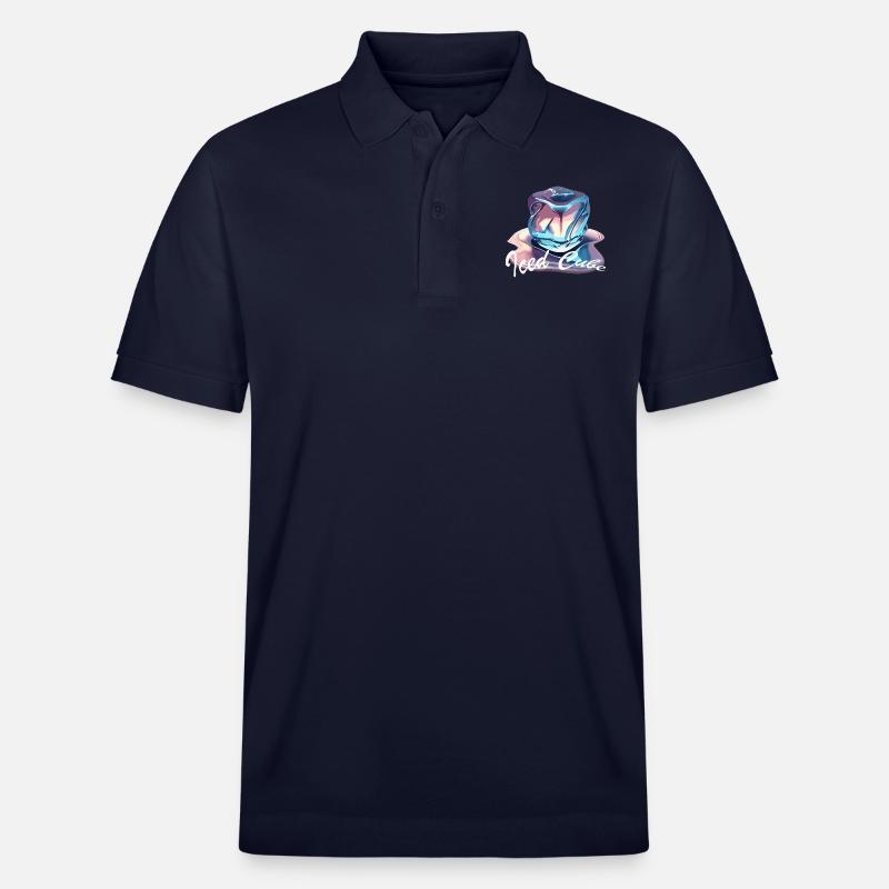 Chrom Schmelzender Eiswürfel - Stanley/Stella Unisex Bio-Poloshirt PREPSTER - Navy