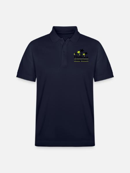 Mallorca Party Team - Stanley/Stella Unisex Organic Polo Shirt PREPSTER - navy