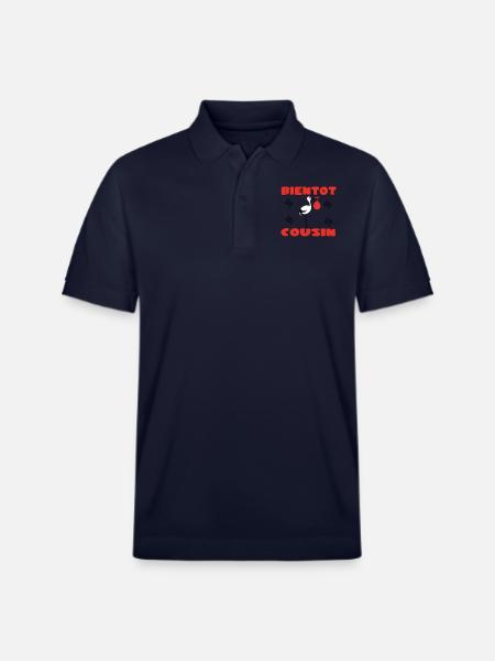 SOON COUSIN - Stanley/Stella Unisex Organic Polo Shirt PREPSTER - navy