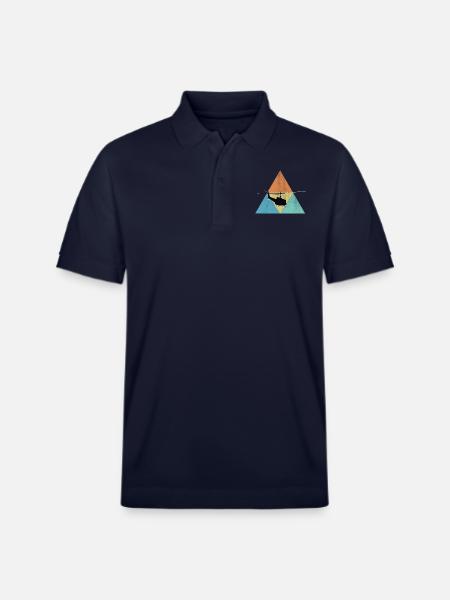 helicopter - Stanley/Stella Unisex Organic Polo Shirt PREPSTER - navy