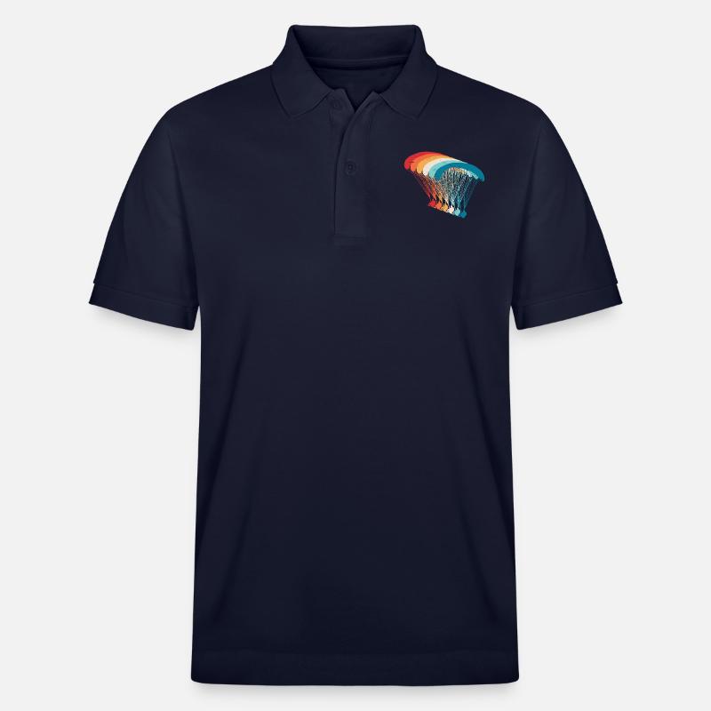 Skydive Evolution: Gleitschirm Design - Stanley/Stella Unisex Bio-Poloshirt PREPSTER - Navy