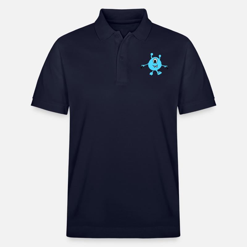 monster alien - Stanley/Stella Unisex Bio-Poloshirt PREPSTER - Navy