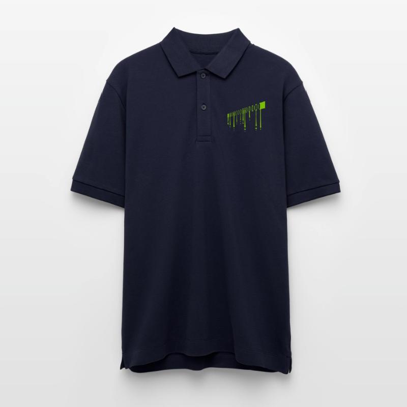 Binary Code Program Language Stanley/Stella Unisex Organic Polo Shirt PREPSTER