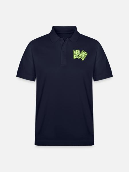 Micro Chip 2 - Stanley/Stella Unisex Organic Polo Shirt PREPSTER - navy