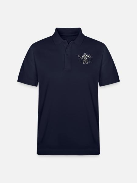 Hockey Goalie - Stanley/Stella Unisex Organic Polo Shirt PREPSTER - navy